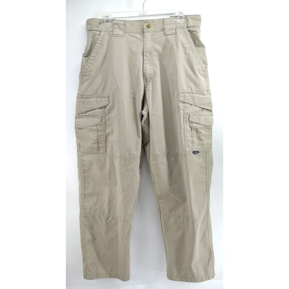 Tru Spec Cargo Pants Men's 32x30 Tan Beige Tactical‎ Ripstop Workwear - Picture 1 of 9